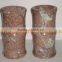 BEAUTIFUL MARINA PINK MARBLE FLOWER VASES