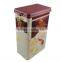 new design rectangular coffee tin box