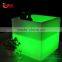 Hot sale square wine glass display box with led light