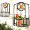 wrought iron flower wall planters
