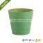 Green plastic wood stone UV protective large garden decorative plain surface planters
