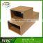 Environmental WPC Fence 130mm*77mm Square Column Waterproof Wood Plastic Railing