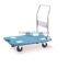 Competitive price plastic foldable moving trolley with mute wheels