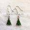 Novelty Christmas Earrings, Tree earrings, Christmas Tree Earrings