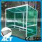 Moveable football dugout with branding for home and away team