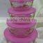 GH053 5pcs Glass Bowl Set With Deco