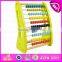 2017 New design small intelligent wooden abacus for babies W12A027