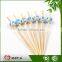 Eco-friendly dried fruit bamboo skewers