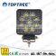 New waterproof 27w LED worklights 1800lum 10-30V led flood work light tractor work lamps