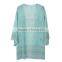 Print Mint Green Summer Beach Cover Up Outfits