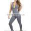 The new fashion ladies design pictures of sexy girls wearing sports leisure tight h vest jumpsuit for women