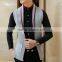 wholesale 100% acrylic navy blue cable knitted sleeveless vest sweater