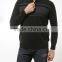 hot sale soft pullover with half zip knitted latest sweater design for man