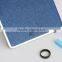 A5 Faux leather cover notebook customizable hardcover office notebook metal lipping notebook with band