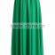Women wholesale elastic wasitband long skirt fashion chiffon maxi skirt 2016