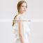 2017 summer new top Couture white strapless strap all-match thin coat fashion Blouse