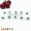 10mm Teething Bracelet String Beads Arabic Number Silicone Beads For Baby