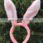 Lovely Bunny Ears Headbands Various Colors Choices Furry Rabbit Ears Headband Kids Hair Band Plush Soft and Fuzzy Ears Hairbands