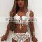 B33623A Europe women Sexy Ladies sexy lace up bikini swimwear