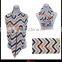 chevron Nursing Cover Breastfeeding Nursing Infinity Jersey Striped Circle Scarf