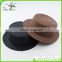 Straw hats factory custom travelling private label beach sun plain straw slash top hat for sale