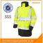 Factory Price Traffic Roadway high visibility pink safety winter jacket