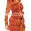 beautiful mongolian fur kint wool vest