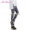 Low Price Girls High Quality Digital Thin Elastic Work Out Printed Leggings
