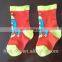 colorful knit kid's socks knitting design