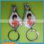 Customized Advertising Metal nail scissors with bottle opener