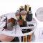 Wholesale black 360 spinning rotating makeup stand organizer cosmetic storage display rack