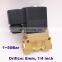 GOGO ATC 50bar high pressure high temperature solenoid valve 1/4 BSP 24V DC Orifice 8mm normal close 5404-02 pilot brass valve