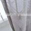 Custom made grey washable voile embroidery curtain fabric