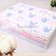 Multifunctional 3ply breathable cotton Muslin  changing pad liner