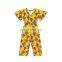 cactus printing  yellow Jumpsuit For lovely Girls Daily Wear wholesale price