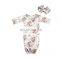 2019 floral print sleeping sack beauty sleeping gown comfortable kids sleeping bag with matching headband factory direct sale