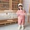 6117/China wholesale warm winter casual young girls pajamas set  high quality kids girl clothing set