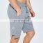 Latest Design Wholesale mens summer polyester elastic drawstring waist with side pocket sweat shorts