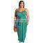 LAITE D2170 2020 new arrivals solid color halter plus size women casual dress plus size women dress