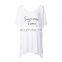 Summer Time Printed Cold Shoulder Bathing Sleeve Long Beach Top Blouse Swim Suit Cover Up Plus Size Women Beach Shirt Dress