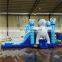 6mL*5mW*4.5mH Popular Pink Inflatable Bouncy Castle With Slide