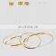 Creative Golden Hotel Lobby Chandelier LED Aluminum Circle Ceiling Light