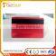Clear transparent pvc plastic business cards with magnetic stripe