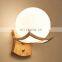 Nordic Solid Wood Wall Lamp Modern Minimalist Creative Woode for decoration