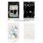 Colorful Smell Proof Food Storage Clear Front Packaging Hologram Holographic Resealable Ziplock Zipper Mylar Bags