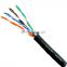 Factory Price 305m LAN Cable UTP CAT5e 24AWG 4 Pair pvc insulation Lan Cable