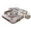 luxury design leather massage soft bed modern bed room furniture king size soft smart beds