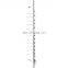 Wall mounted sunglass display rods eyeglass frame display rods eyewear display stands with locks