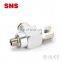 SNS air induction check valve pneumatic air control one way speed valve