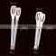 DFT22 Kitchen accessories customized Stainless steel flat frying cooking turner tongs